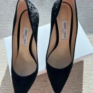 Jimmy Choo | Shoes | Jimmy Choo Black Suede Pumps Romy 85